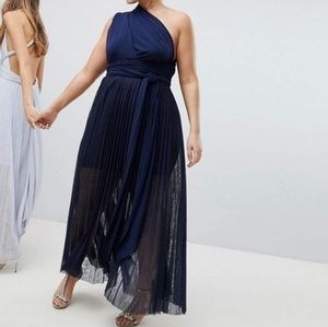 ASOS/Coast Multi-Way Plus Size Chiffon Maxi Dress